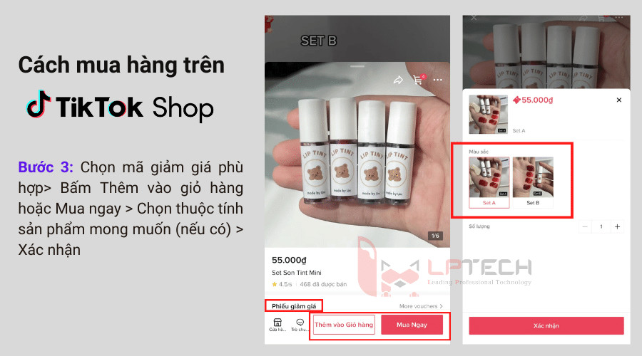 cách mua hàng trên tiktok shop