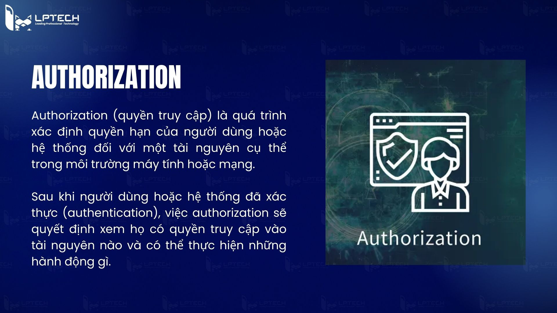Khái niệm về phân quyền truy cập