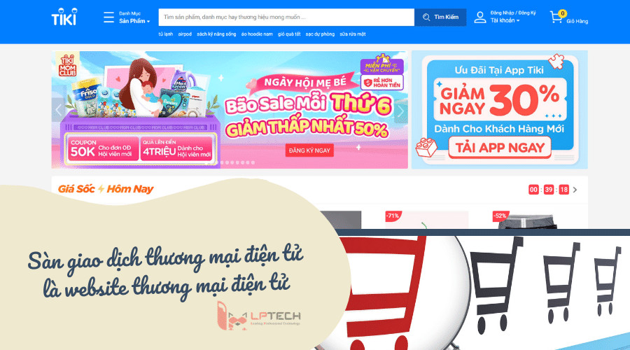 Sàn thương mại điện tử là gì?