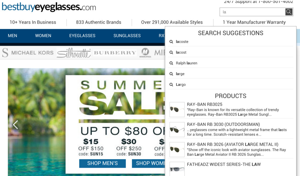 Cách sử dụng hộp tìm kiếm trên website bán hàng – P1