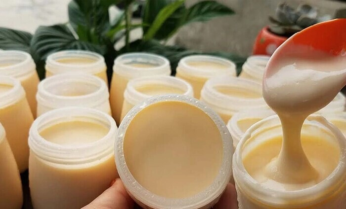 Cách làm sữa chua dẻo kinh doanh mịn mướt, không dăm đá 