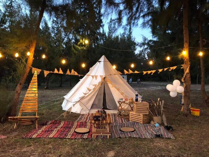 Kinh nghiệm kinh doanh mô hình cafe camping độc đáo, siêu lợi nhuận