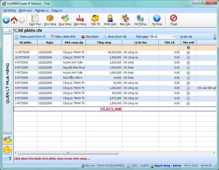 10 phần mềm quản lý bán hàng vật liệu xây dựng tốt nhất hiện nay