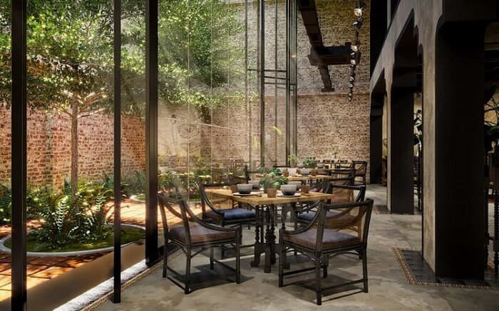 15 mẫu thiết kế nhà hàng chay thanh tịnh, ấm cúng (mới 2024)