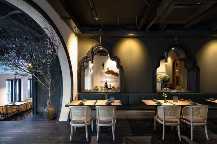 15 mẫu thiết kế nhà hàng chay thanh tịnh, ấm cúng (mới 2024)