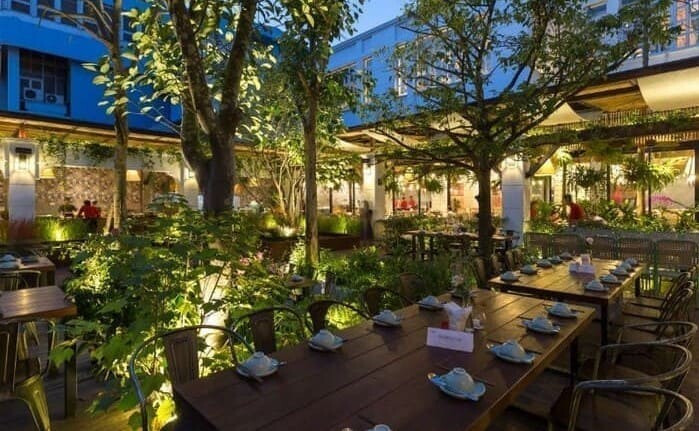 30+ mẫu thiết kế nhà hàng sân vườn đẹp, ấn tượng nhất hiện nay