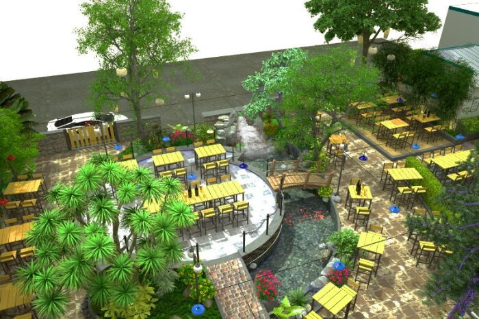 40+ mẫu thiết kế nhà hàng ăn uống bình dân đẹp, giá rẻ 2024