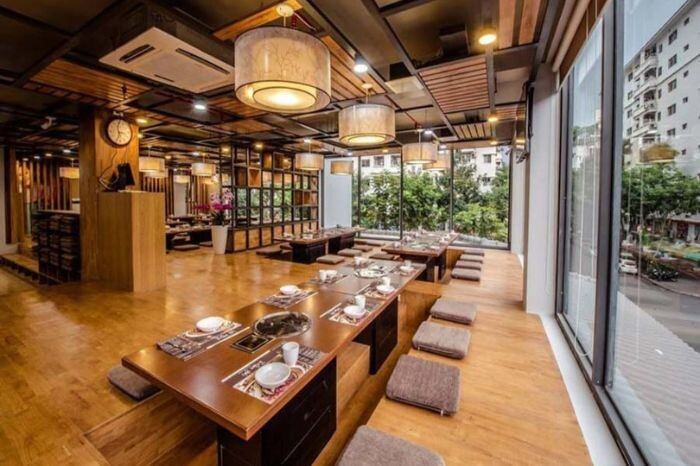 40+ mẫu thiết kế nhà hàng ăn uống bình dân đẹp, giá rẻ 2024