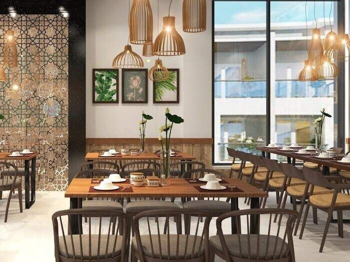 40+ mẫu thiết kế nhà hàng ăn uống bình dân đẹp, giá rẻ 2024