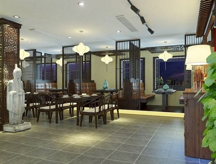 Bí quyết thiết kế nhà hàng phong cách Trung Hoa thu hút nhất 2024