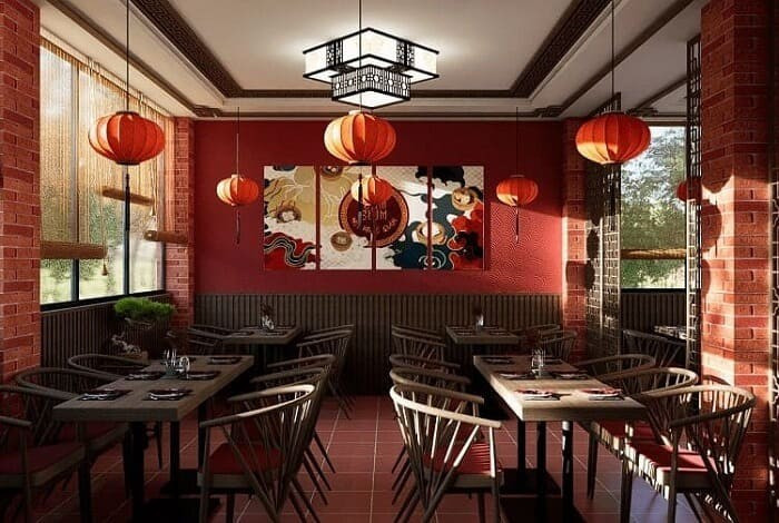Bí quyết thiết kế nhà hàng phong cách Trung Hoa thu hút nhất 2024