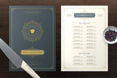 Cách làm menu nhà hàng đẹp, độc đáo nhất (có kèm ảnh mẫu)