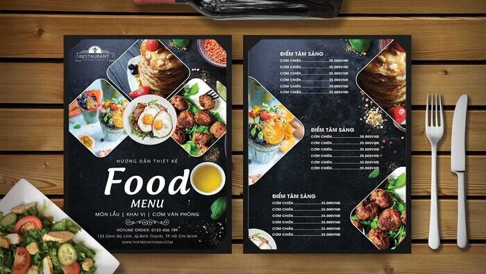 Cách làm menu nhà hàng đẹp, độc đáo nhất (có kèm ảnh mẫu)