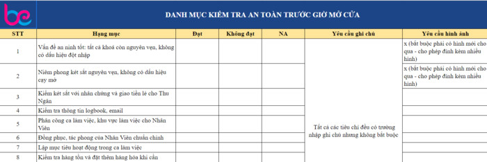 Checklist an toàn an ninh nhà hàng chi tiết nhất dành cho các chủ kinh doanh 
