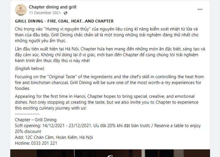 Full 7 mẫu bài viết quảng cáo quán ăn, nhà hàng giúp tăng doanh số