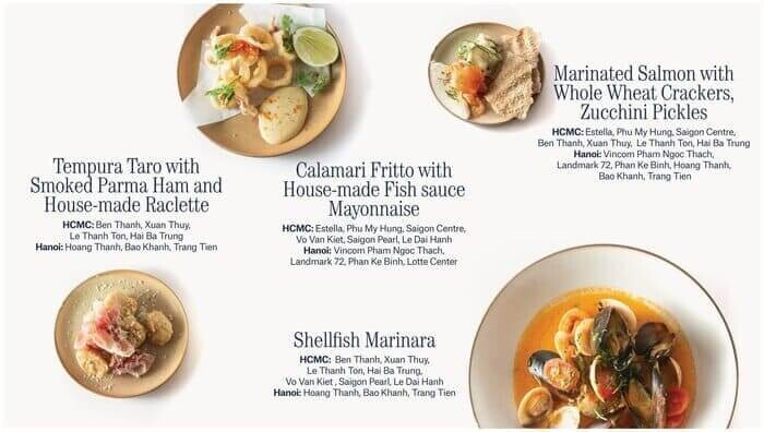 Gợi ý 12 thực đơn nhà hàng 5 sao sang trọng, đẳng cấp nhất