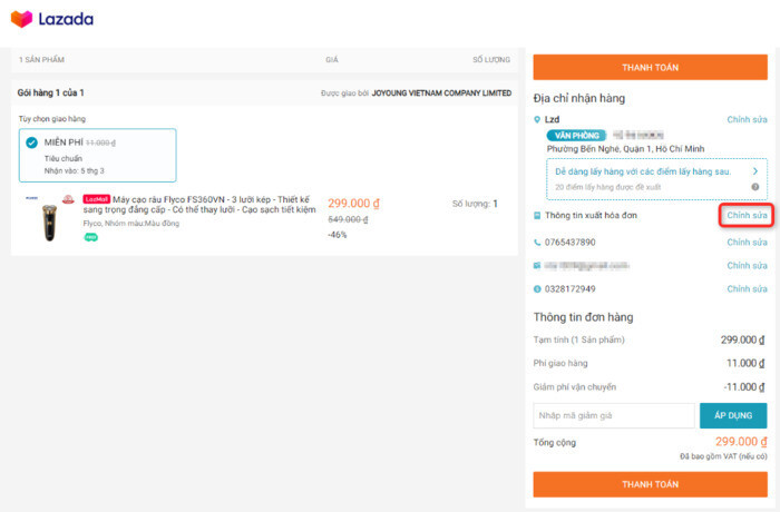 Hướng dẫn chi tiết cách xuất hóa đơn khi bán hàng trên Lazada