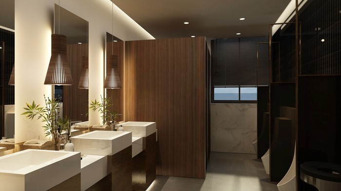 Hướng dẫn thiết kế nhà vệ sinh nhà hàng chuẩn nhất hiện nay