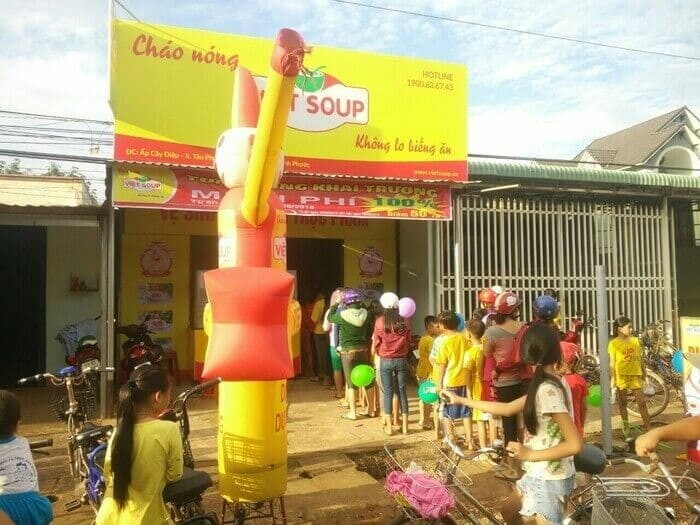 Kinh nghiệm nhượng quyền cháo dinh dưỡng Việt Soup 2024