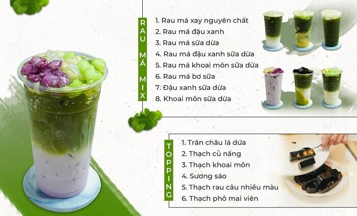 Kinh nghiệm nhượng quyền Rau Má Mix chi tiết nhất (2023)