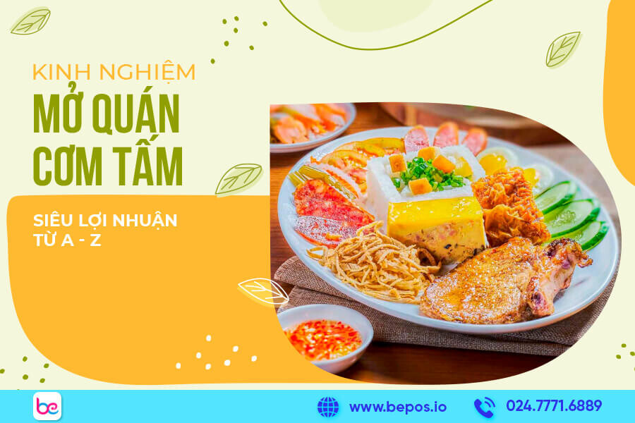 [MỚI] Kinh nghiệm mở quán cơm tấm siêu lợi nhuận từ A-Z