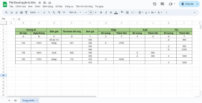 Tổng hợp mẫu file Excel quản lý bán hàng quần áo chuẩn nhất 2024