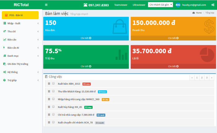 Top 10 phần mềm quản lý bán hàng phụ tùng ô tô tốt, dễ sử dụng