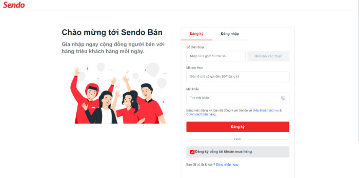 Từ A-Z cách bán hàng trên Sendo: Đăng ký tài khoản, chi phí